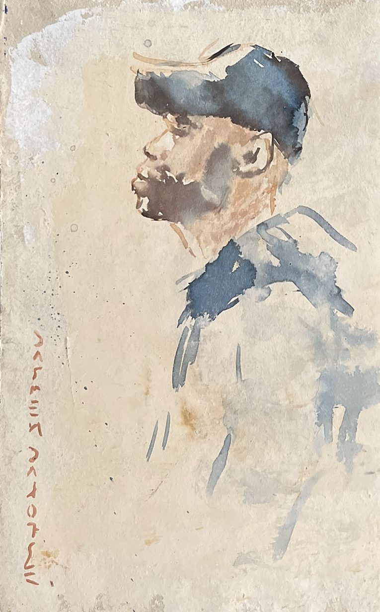 Portrait of a Young Man in Profile I